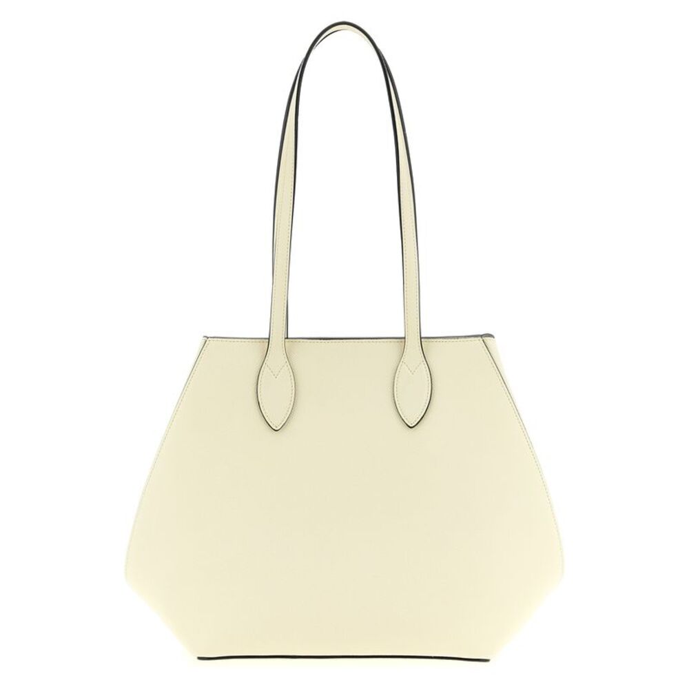 Valextra White Calfskin Tote Women's Bag